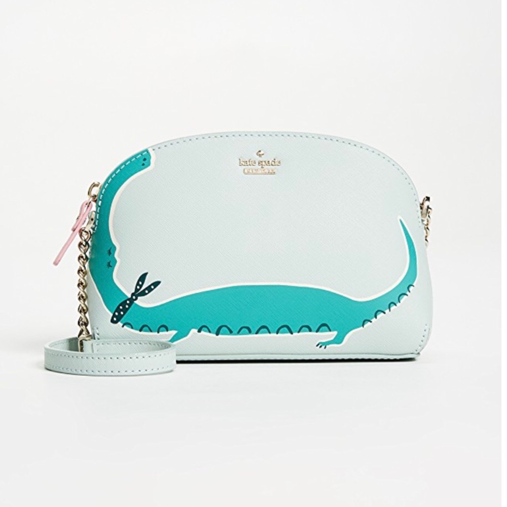 Kate Spade Swamped Alligator Hilli Cross Body Bag